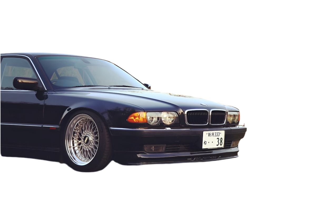 Frontlippe mit/ohne Alpina Schriftzug E38