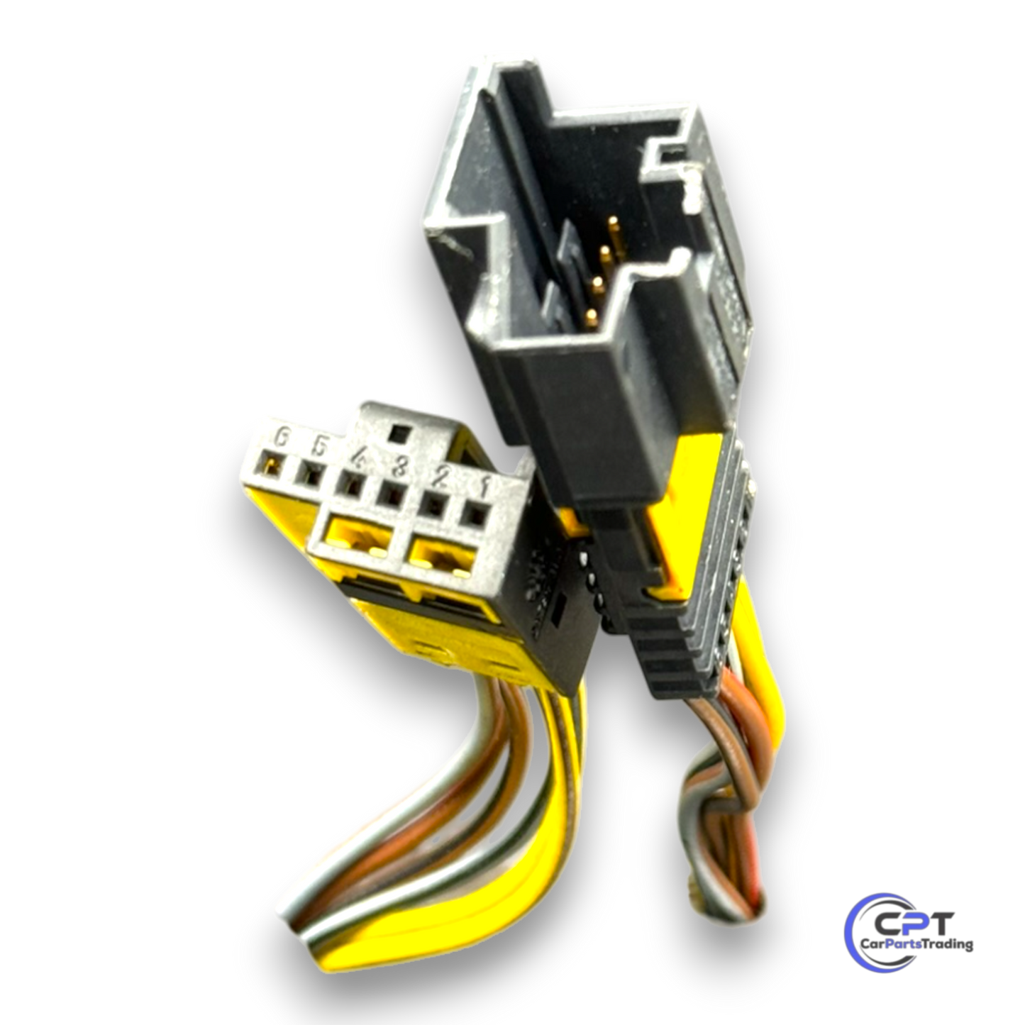 Detailaufnahme des BMW Z3 Schleifrings (Teilenummer 2229488) - Ansicht der elektrischen Kontakte und der mechanischen Befestigungspunkte.