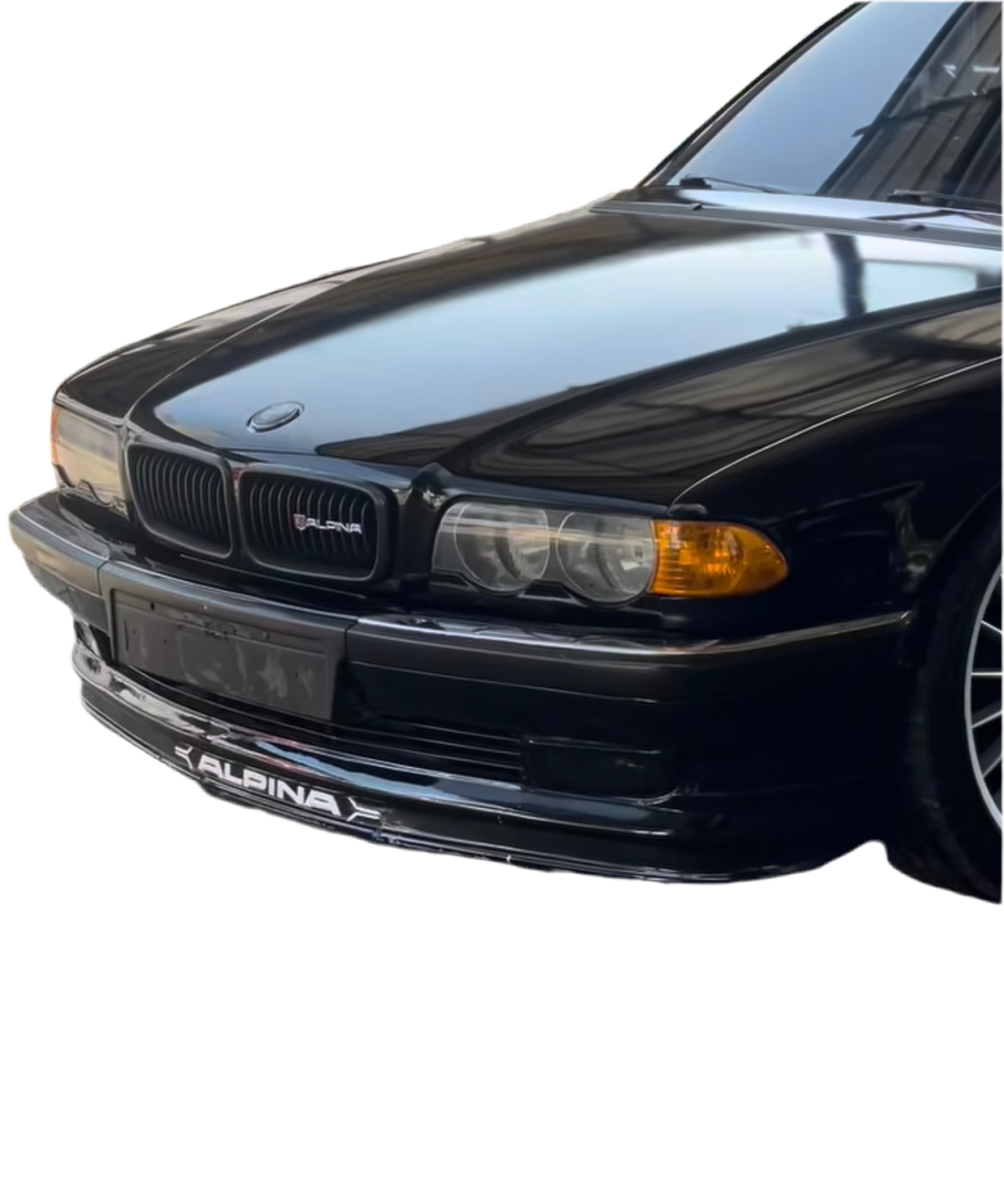 Frontlippe mit/ohne Alpina Schriftzug E38