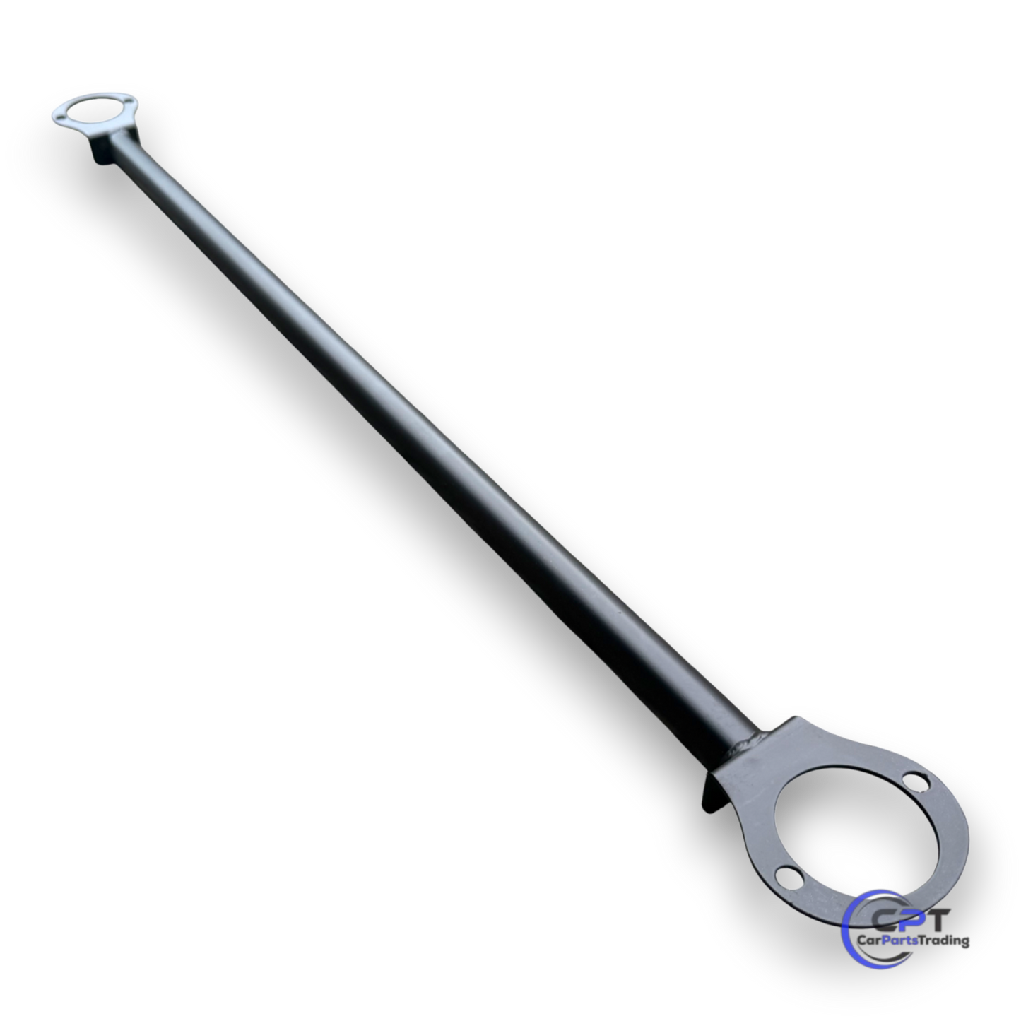 Montierte Domstrebe hinten am BMW E36 – Tuningteil für bessere Fahrstabilität im Alltag und bei Kurvenfahrt