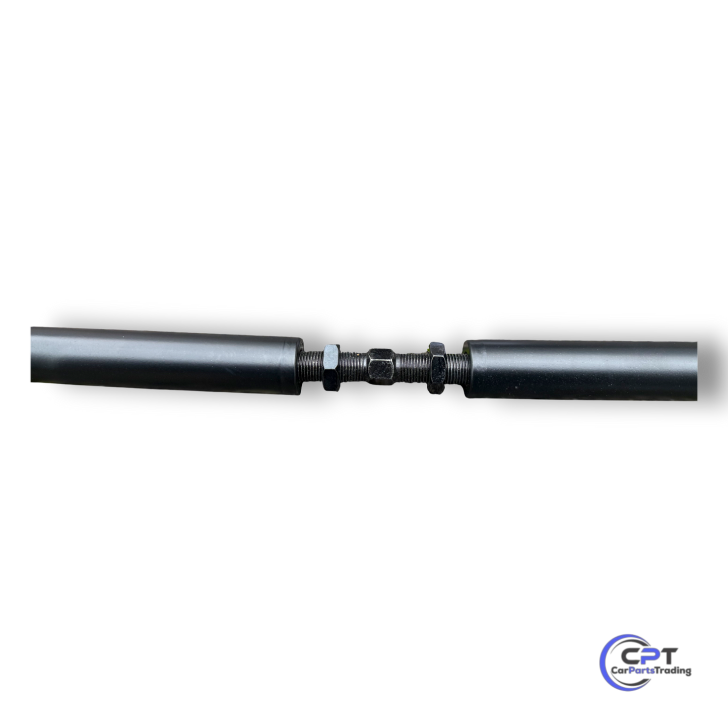 Detailansicht der verstellbaren Domstrebe – Längenverstellung zur exakten Anpassung im Motorraum des BMW E36 M43