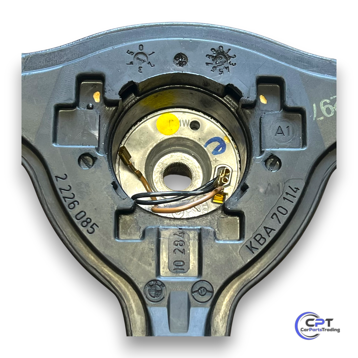 Neu beledertes BMW M Technik 2 Lenkrad – mit M-Farbnähten, für E30, E28, E24, E34, E32 geeignet