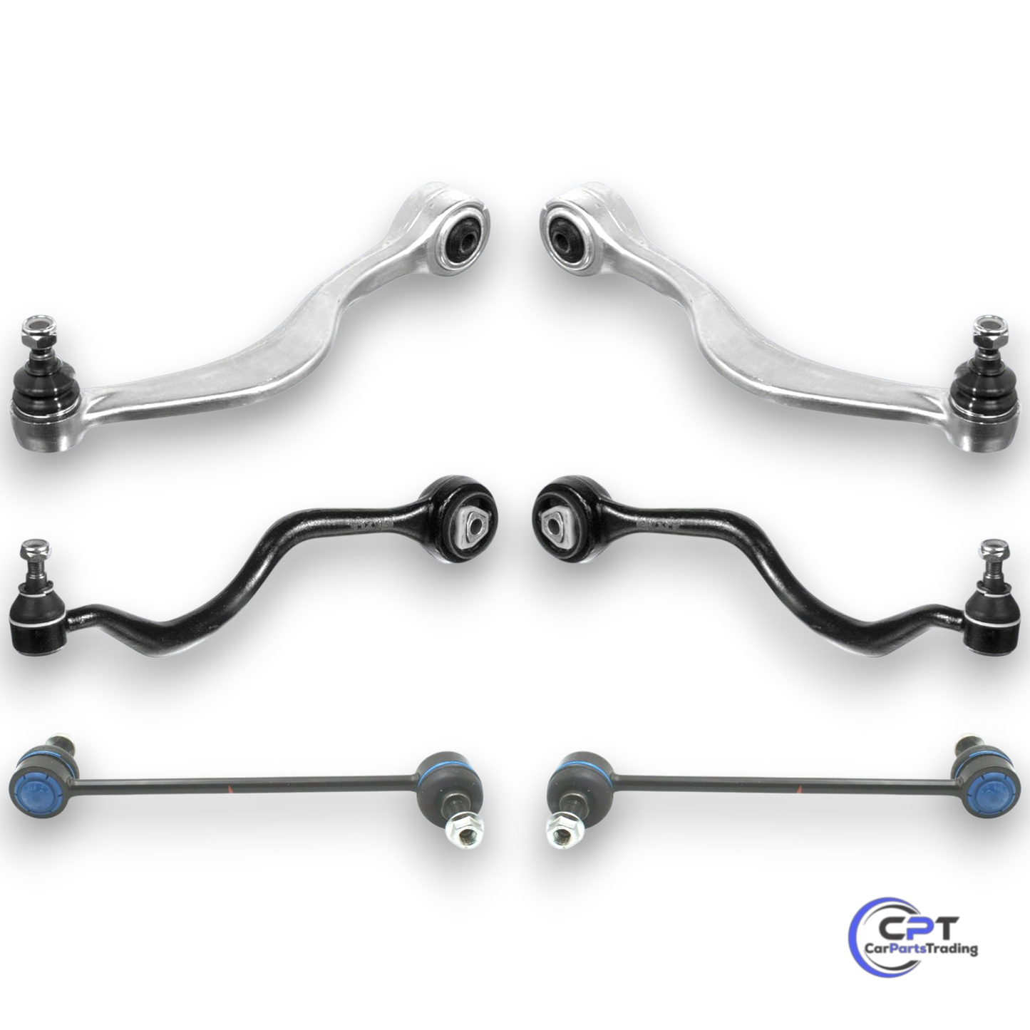 Ein komplettes Querlenker Set für die Vorderachse bei allen E32 7er BMW Modellen