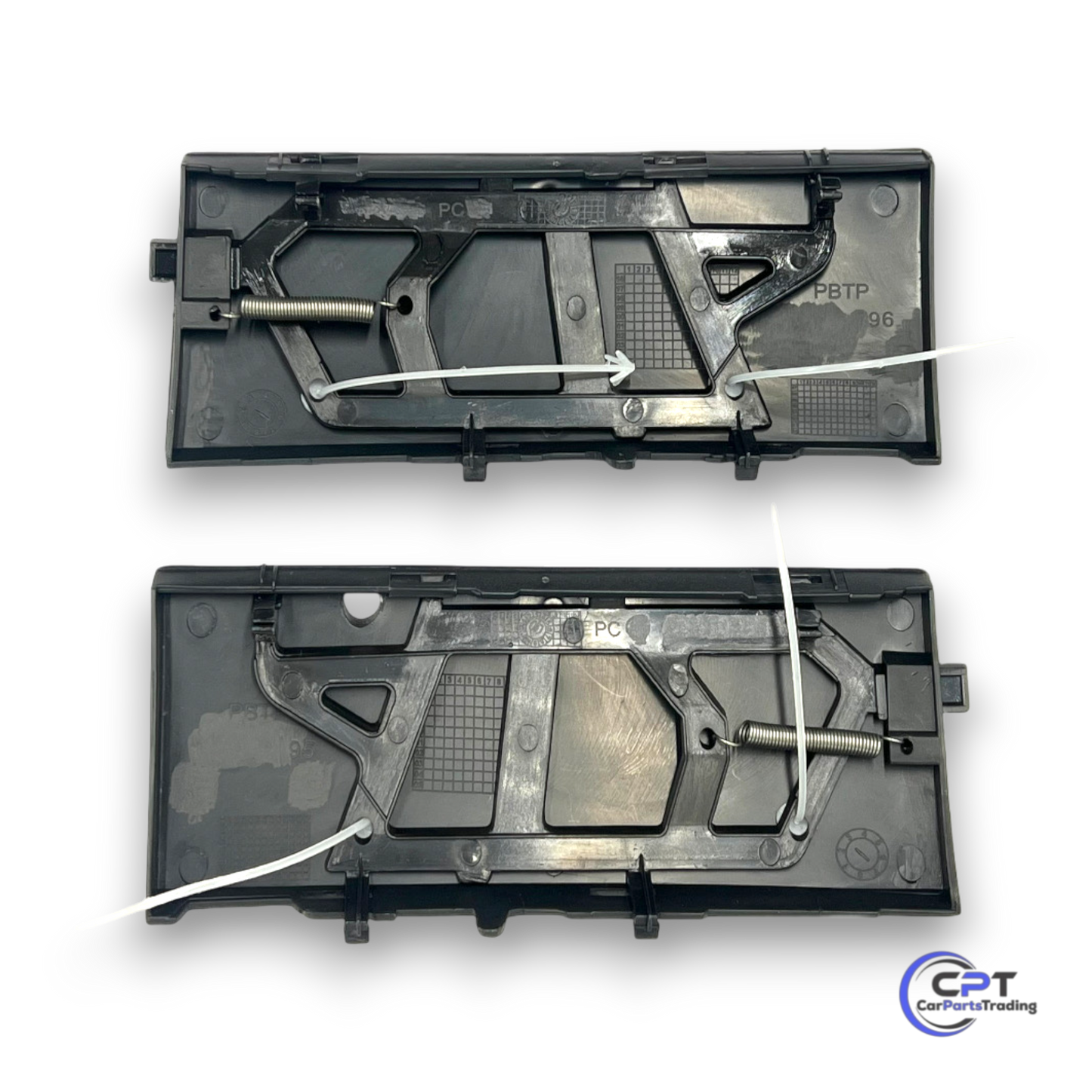 Abdeckungen für BMW E34 Stoßstange - Hochwertiger Ersatz für verlorene Klappen im Nebelscheinwerfer- und Abschleppösenbereich, speziell für Serien E34, nicht für M-Paket.