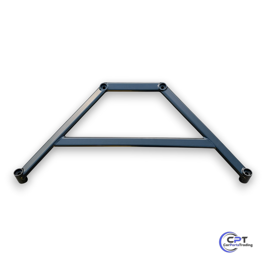 Untere Domstrebe für BMW E30 – Montage am Achsträger zur Verstärkung der Vorderachse, passend für 4- und 6-Zylinder Modelle