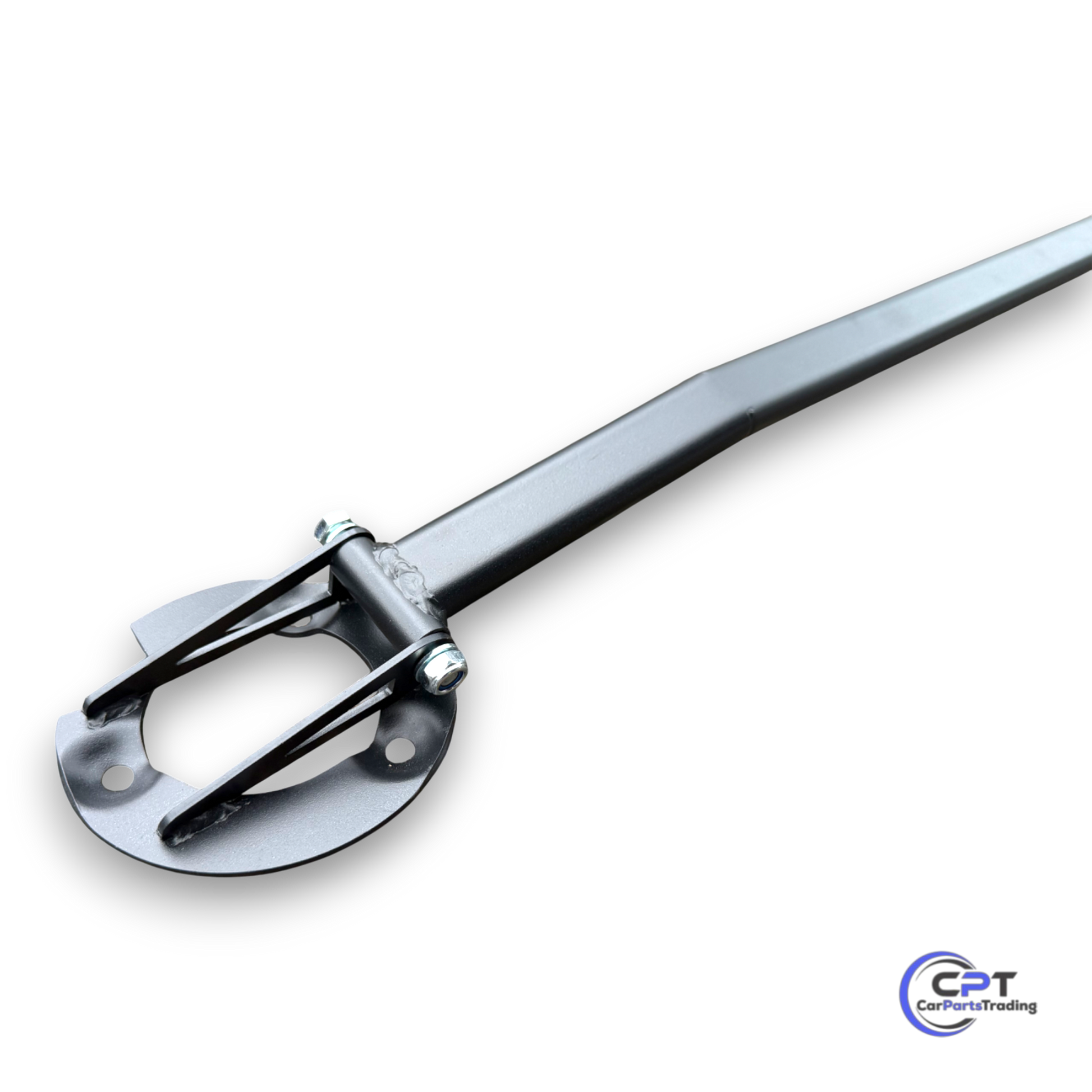 Verstärkungsstrebe für BMW E34 M50 Motor – einfache Montage zwischen den Federbeindomen, ideal für sportliches Fahrverhalten