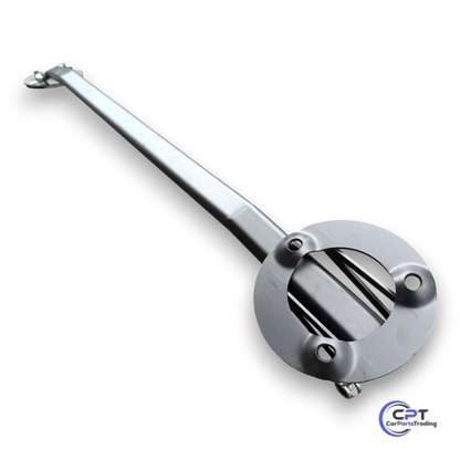 BMW E34 Domstrebe vorne – Tuning-Teil für verbesserte Fahrdynamik und geringeren Karosserieverzug bei Kurvenfahrten