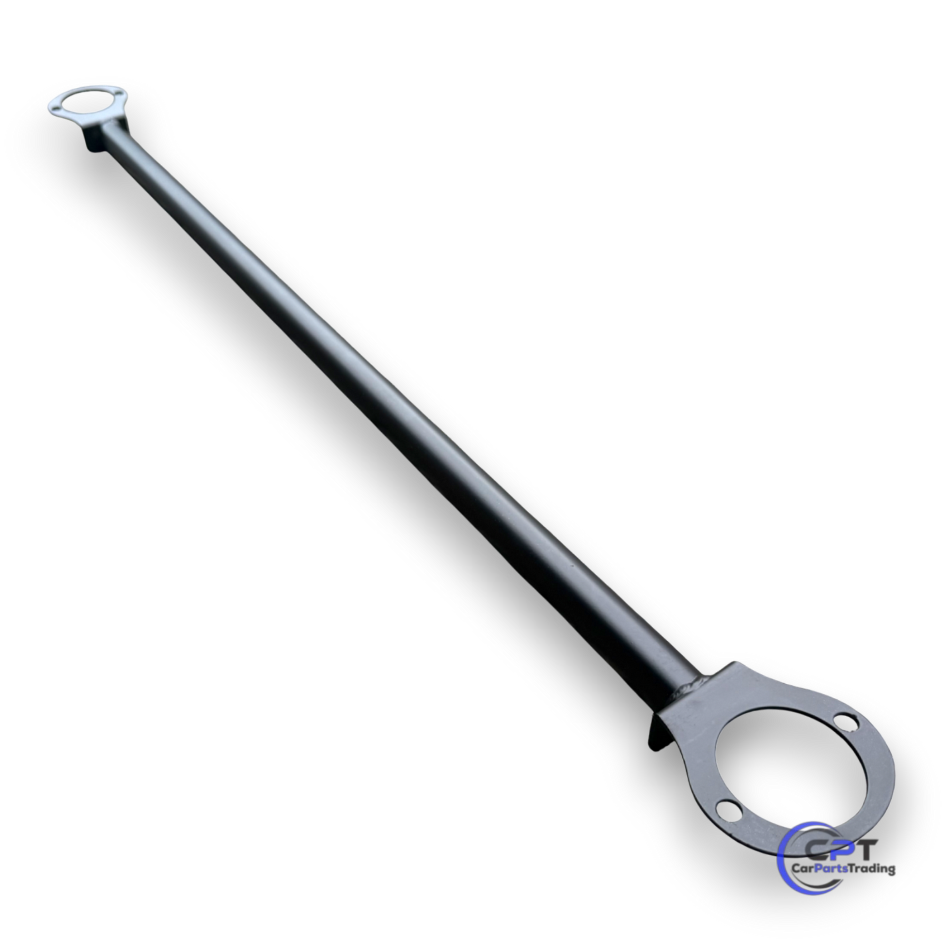 Montierte Domstrebe hinten am BMW E36 – Tuningteil für bessere Fahrstabilität im Alltag und bei Kurvenfahrt