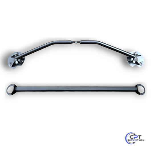 Domstreben-Set für BMW E30 – bestehend aus vorderer und hinterer Domstrebe, passend für 2- und 4-türige Limousine, stabil & passgenau