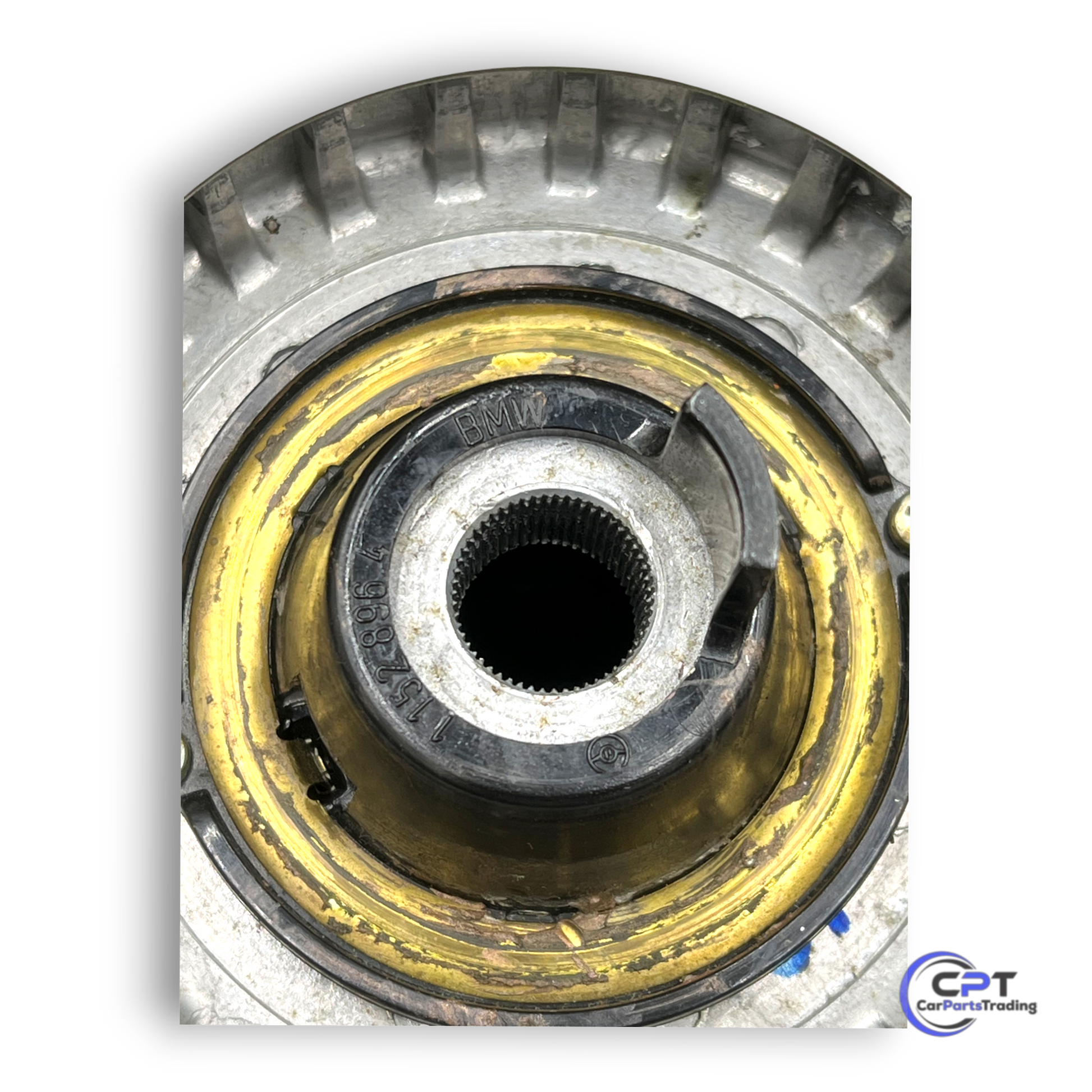 Rückansicht M Technik 2 Sportlenkrad – 385 mm, schwarze Lederoptik mit M-Naht für E30, E34, E32

