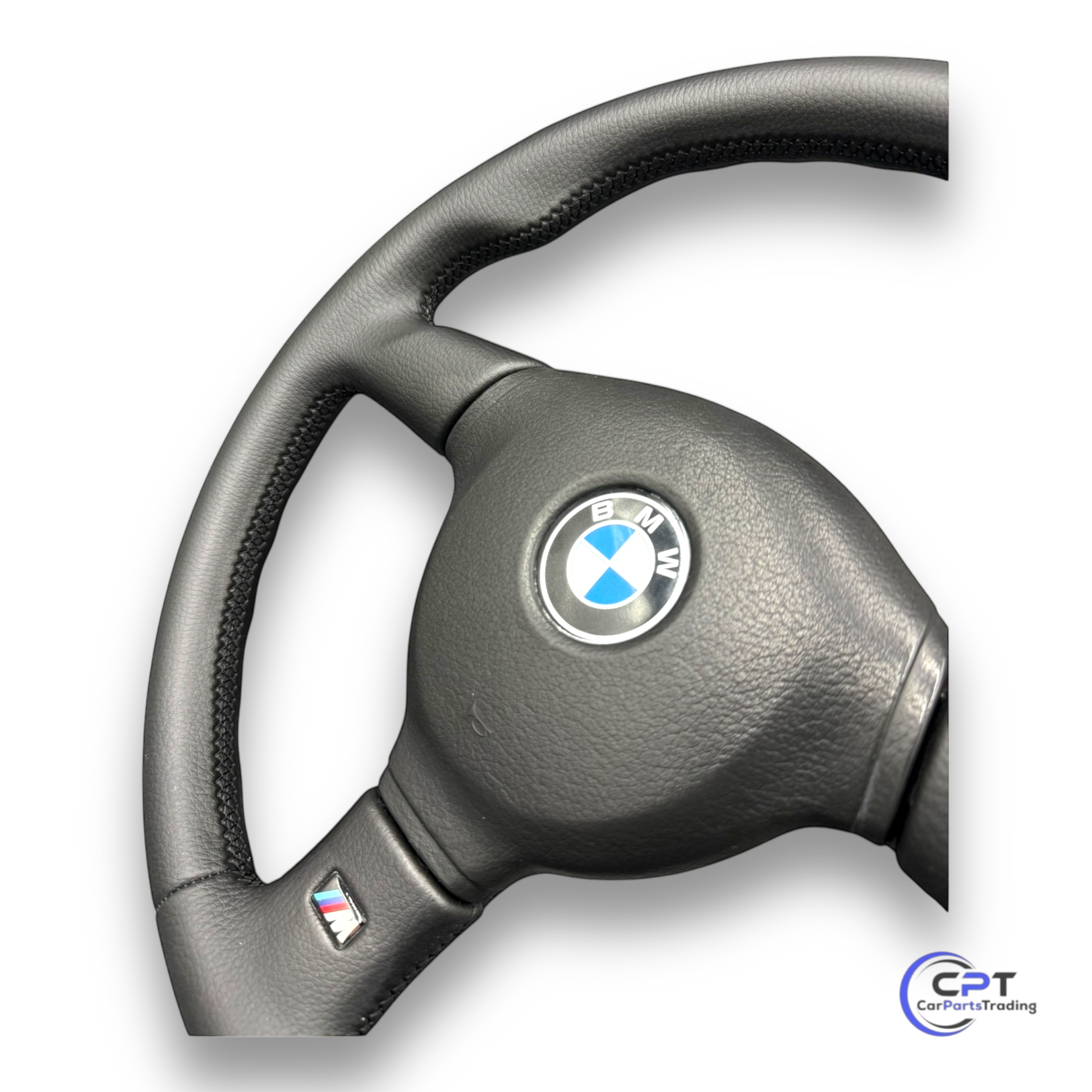 BMW E36 M Technik 2 Lenkrad – originalgetreuer Lederbezug in Schwarz

