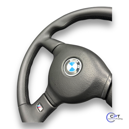 BMW E36 M Technik 2 Lenkrad – originalgetreuer Lederbezug in Schwarz

