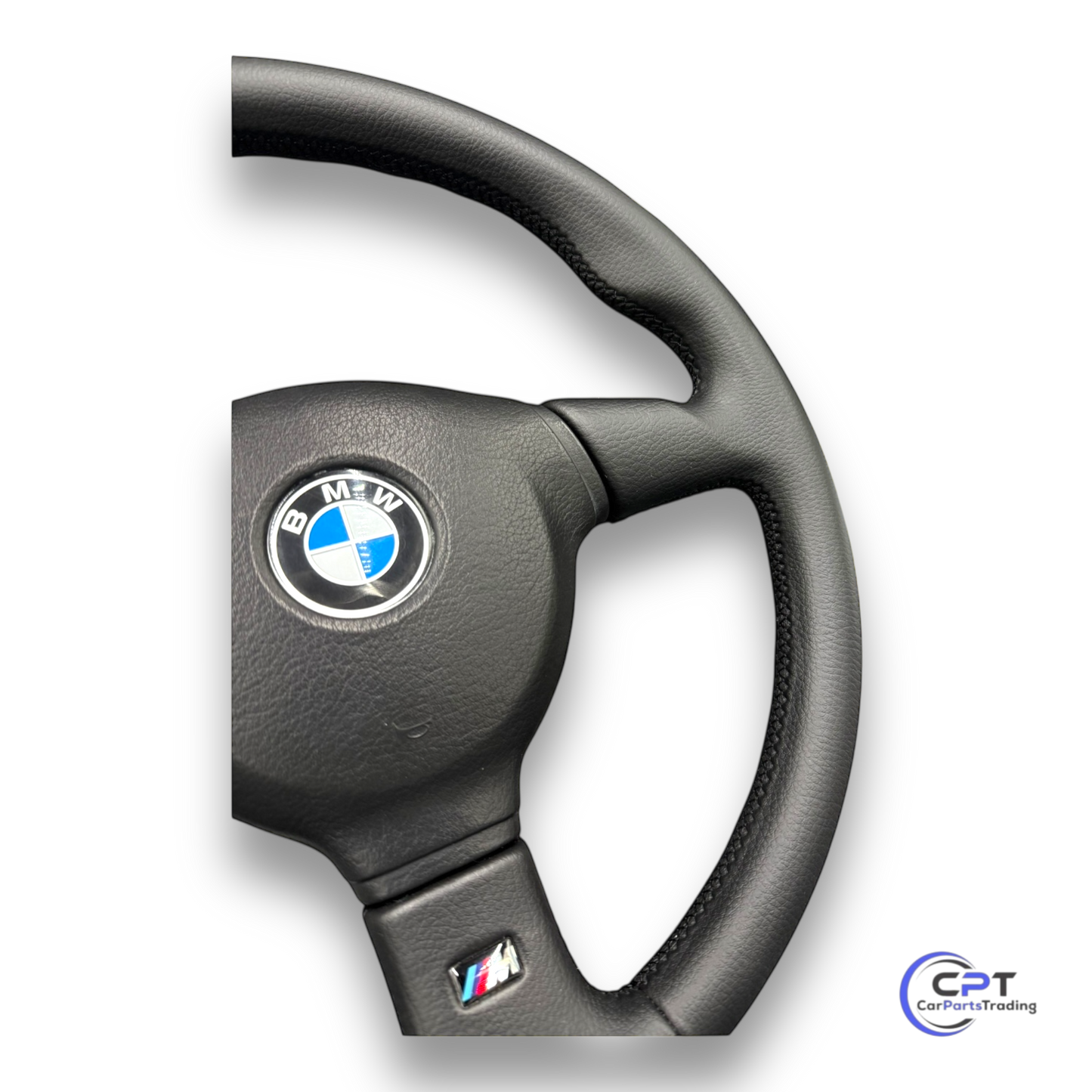 Sportlenkrad M Technik II ohne Airbag – neu beledert für BMW E36, E34

