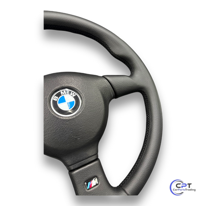 Sportlenkrad M Technik II ohne Airbag – neu beledert für BMW E36, E34

