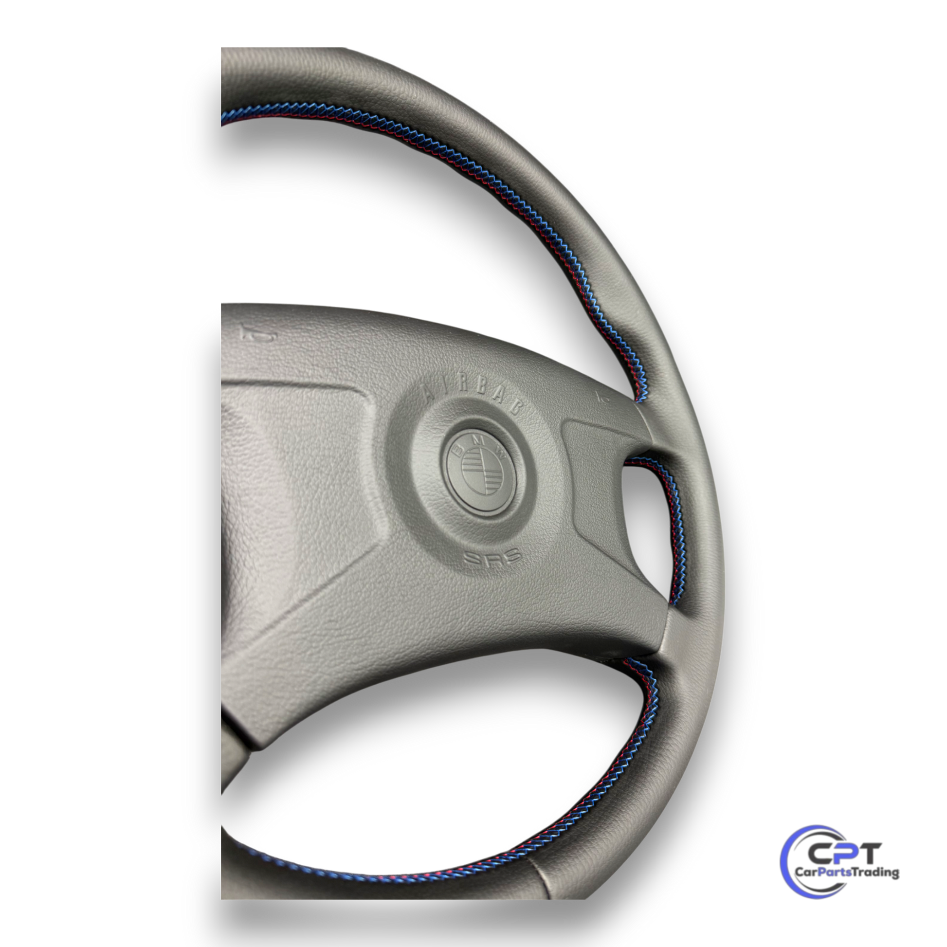 Original BMW M-Technik Airbaglenkrad neu bezogen – passend für E36, E34, E31 Vorfacelift, E32
