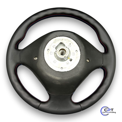 Rückansicht des M-Lenkrads – Passform für BMW Youngtimer mit Airbag-Modulaufnahme

