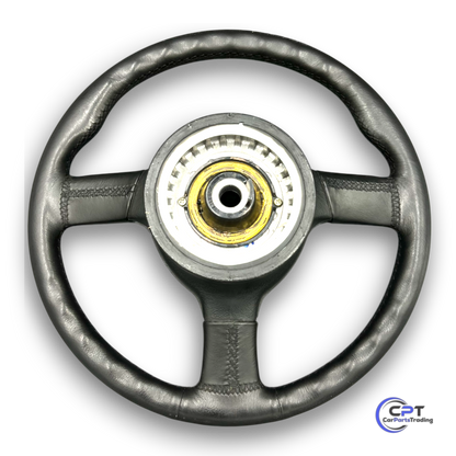 BMW E30, E32 und E34 Lenkrad von hinten mit originalem M-Technik 2 Lenkrad - sportlich, griffig und hochwertig