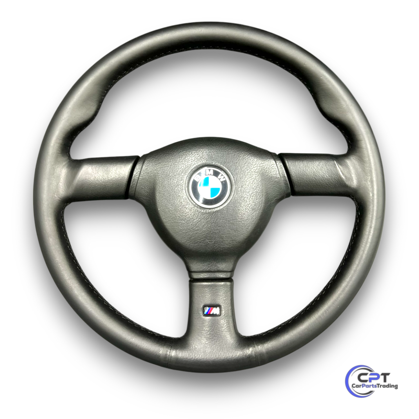 Original BMW M-Technik 2 Lenkrad für E30, E32 und E34 mit hochwertigem Leder und M-Emblem