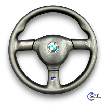 Original BMW M-Technik 2 Lenkrad für E30, E32 und E34 mit hochwertigem Leder und M-Emblem