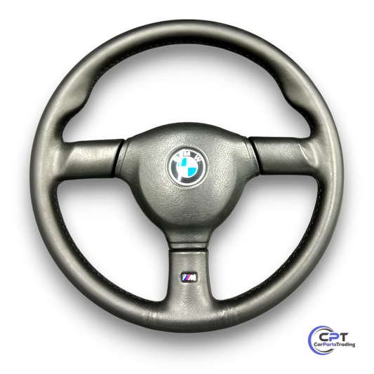Original BMW M-Technik 2 Lenkrad für E30, E32 und E34 mit hochwertigem Leder und M-Emblem